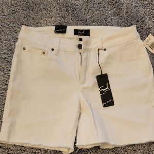 Earl Jeans Women's White Jean Shorts